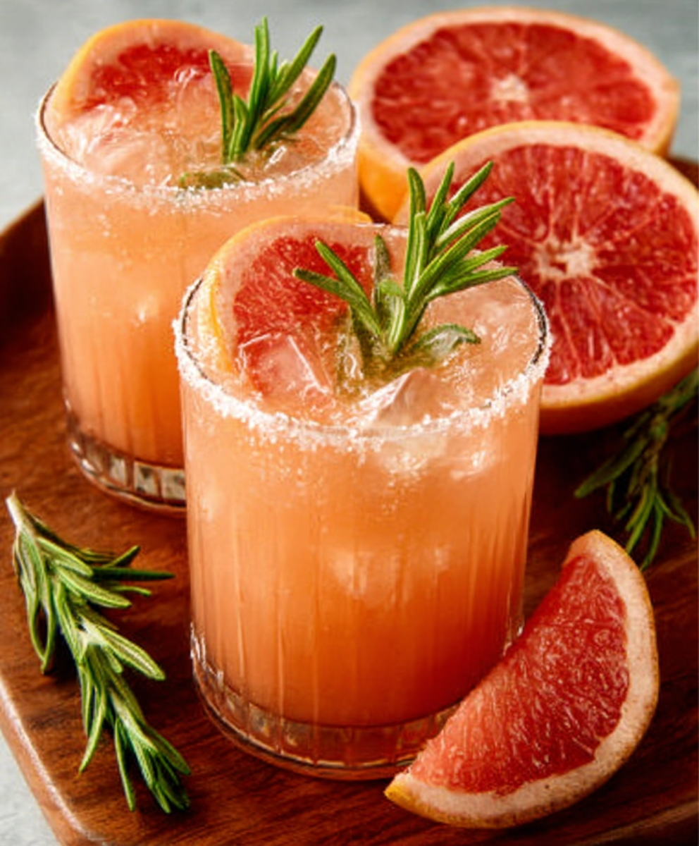 Grapefruit & Rosemary Mocktail