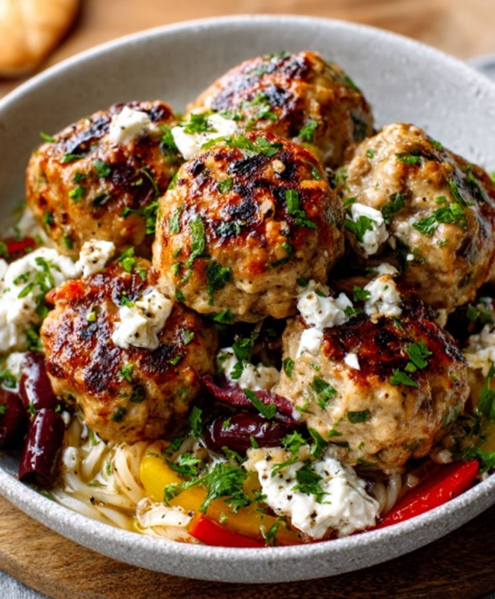 Greek Turkey Meatballs