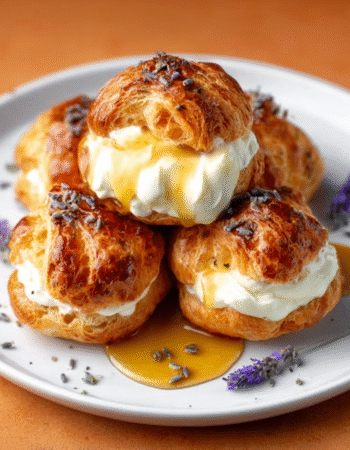 Honey Lavender Cream Puffs