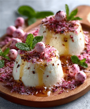Lemongrass Coconut Panna Cotta