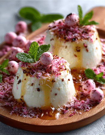 Lemongrass Coconut Panna Cotta