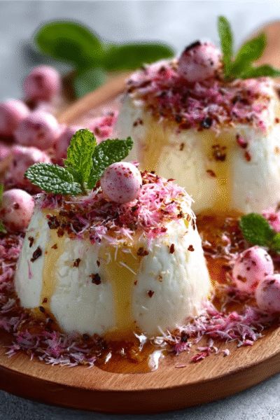 Lemongrass Coconut Panna Cotta