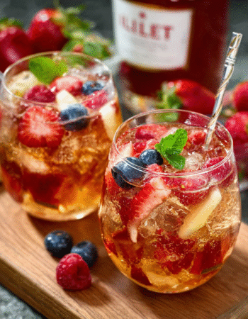 Lillet Tonic with Summer Fruits