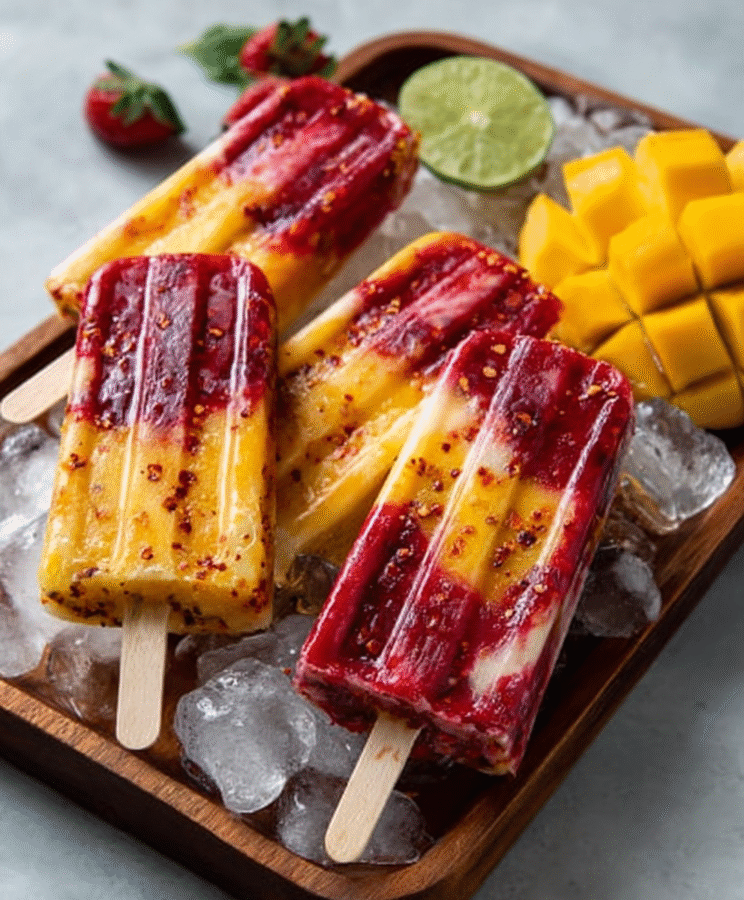 #1 Delicious Mango Rose Popsicles with Chili Salt that Wow Your Tastebuds! 5 Mango Rose Popsicles with Chili Salt
