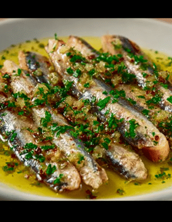 Marinated White Anchovies with a Citrus Touch