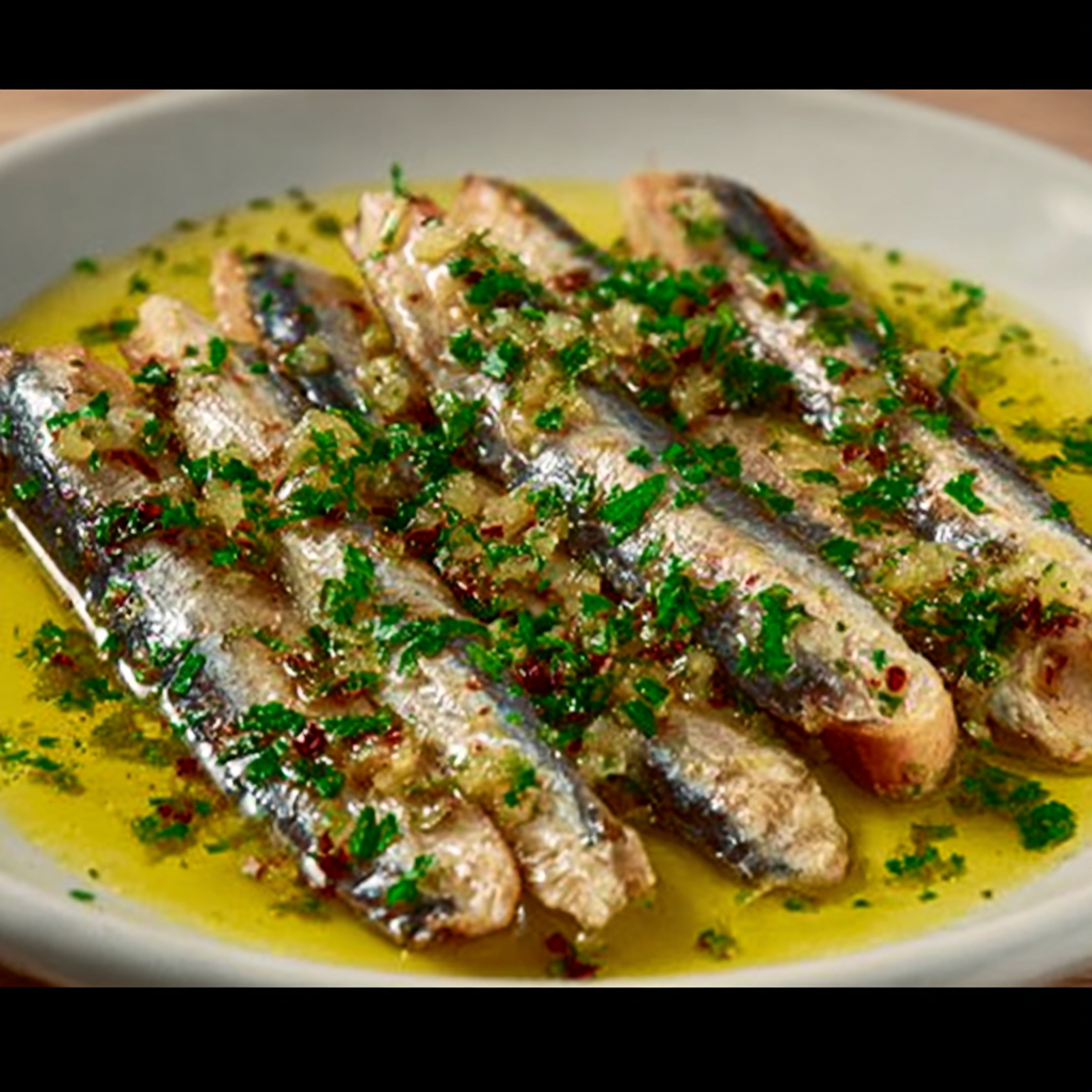 Marinated White Anchovies with a Citrus Touch