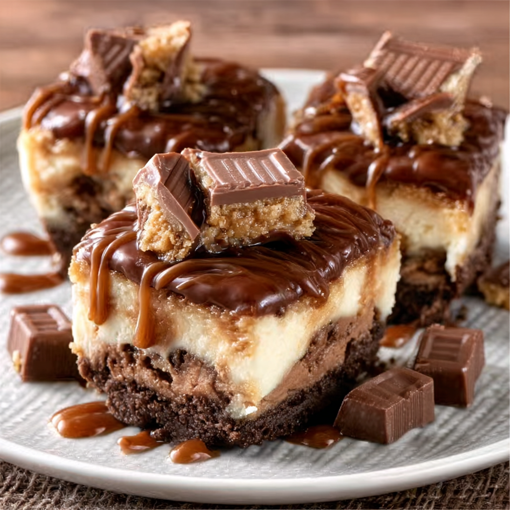 Mini Rolo Cheesecakes