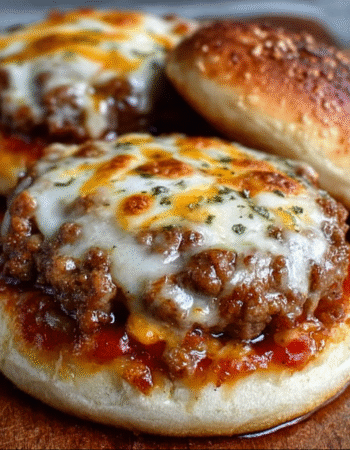Old School Pizza Burgers