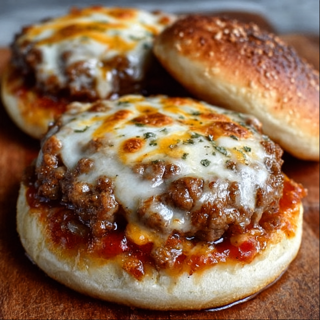 Old School Pizza Burgers
