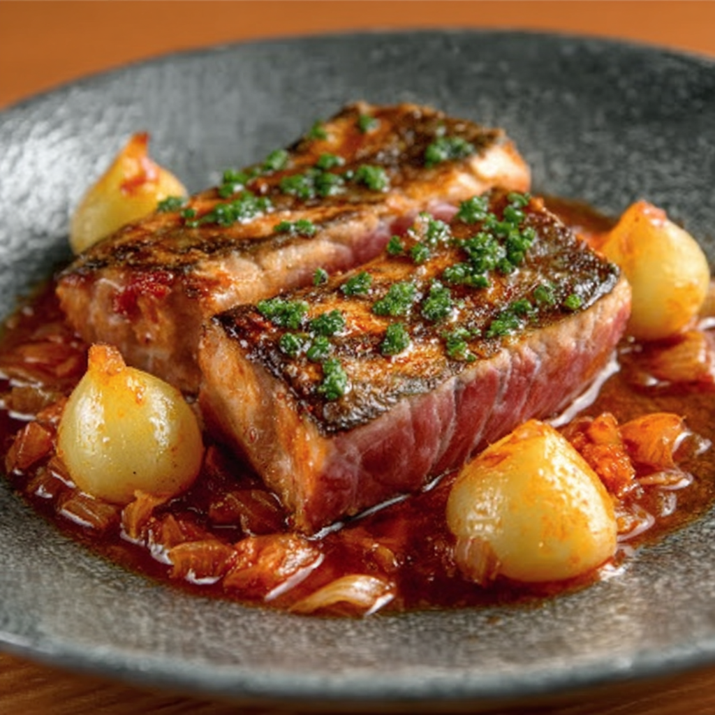 Onion-Braised Tuna, Martín Berasategui Style