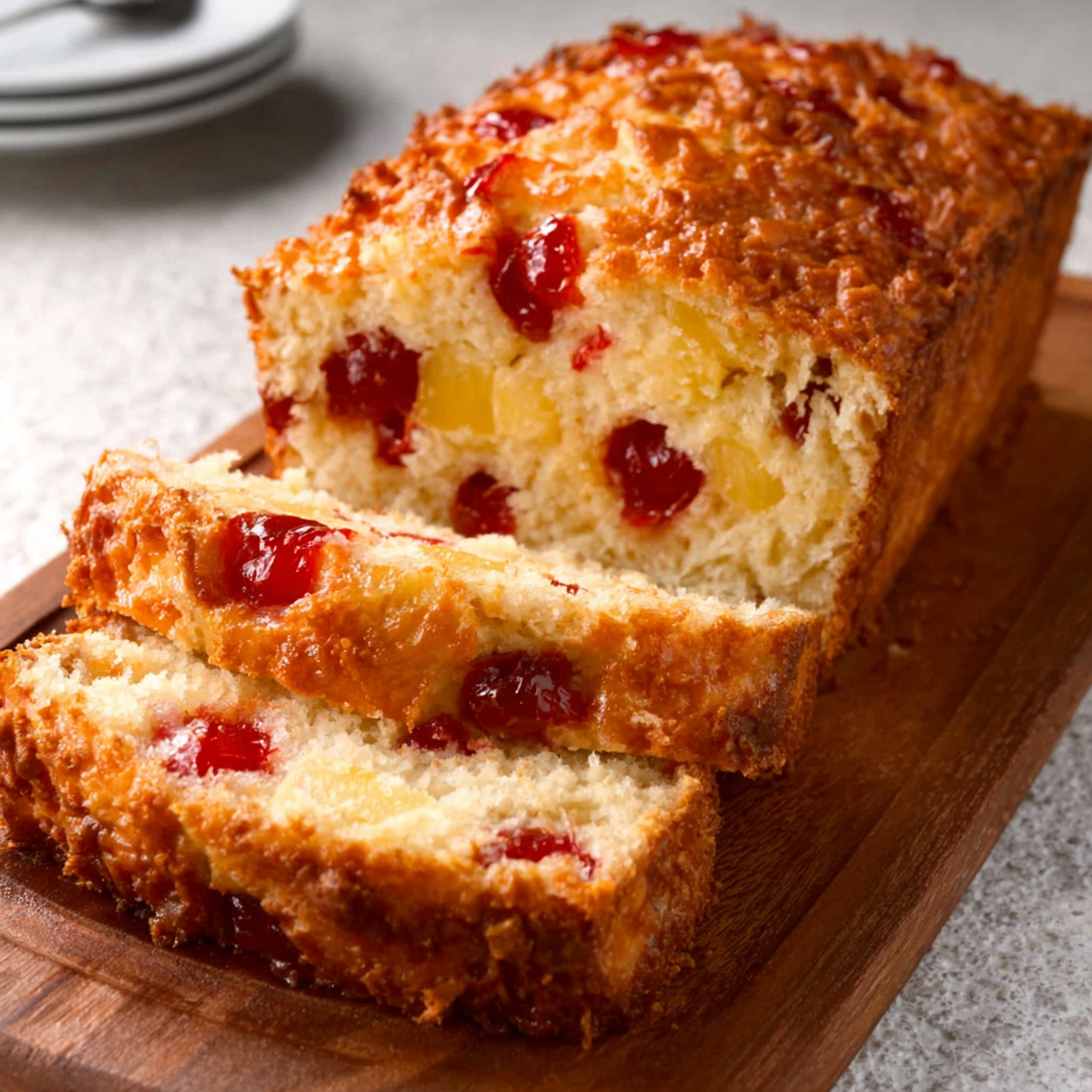 Pineapple Cherry Quick Bread Recipe