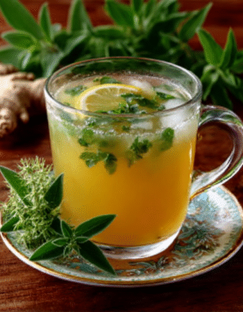 Pineapple Sage Iced Tea
