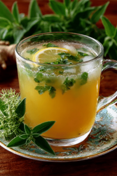 Pineapple Sage Iced Tea