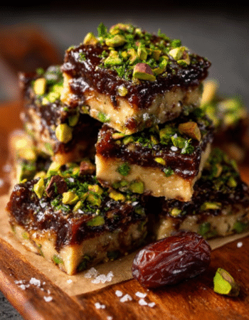 Pistachio Date Energy Bars with Sea Salt