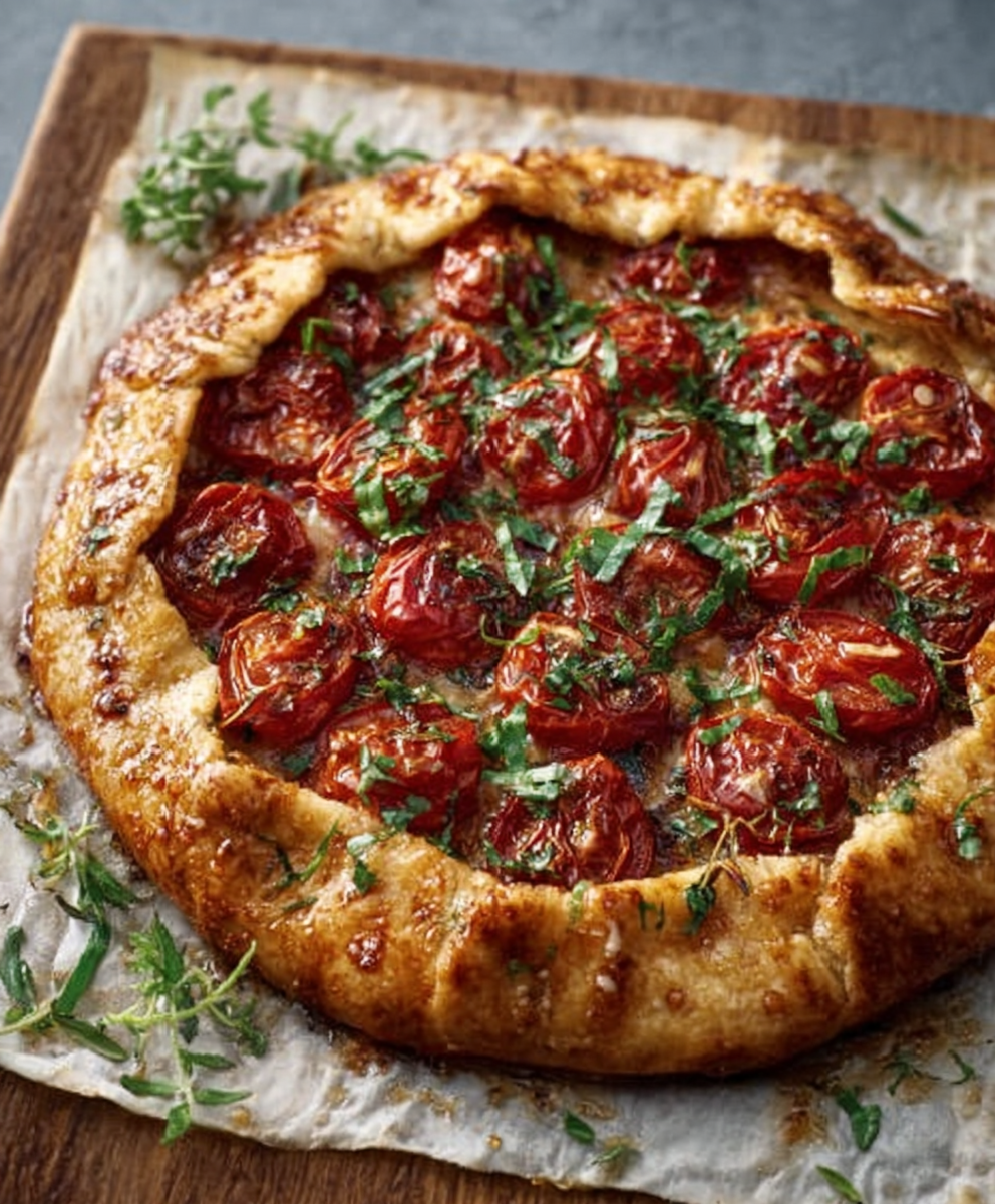 Roasted Tomato & Herb Galette