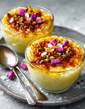 Saffron Vanilla Rice Pudding