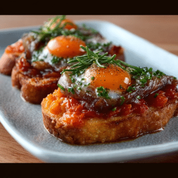 Savory Brioche with Huevo de Toro Tomato and Herbs