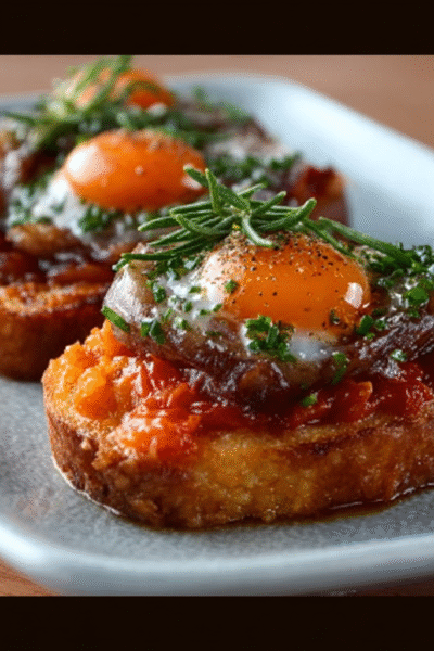 Savory Brioche with Huevo de Toro Tomato and Herbs