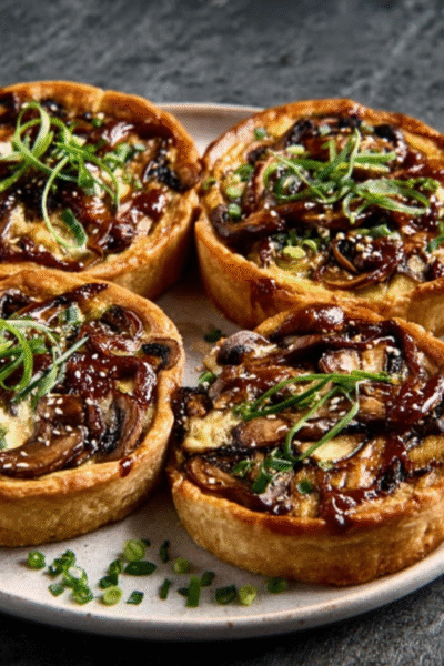 Savory Miso Mushroom Tart