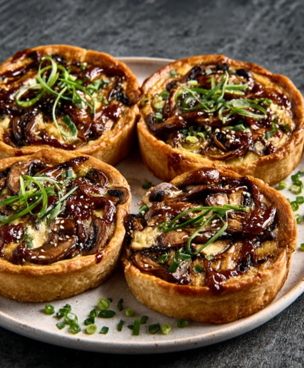 Savory Miso Mushroom Tart