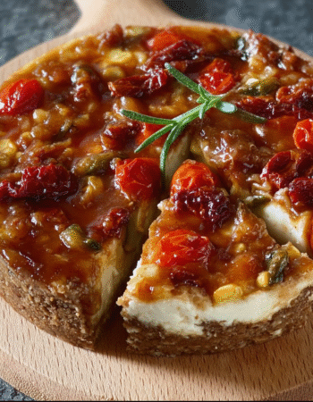 Savory Tart with Sweet Corn and Sun-Dried Tomatoes