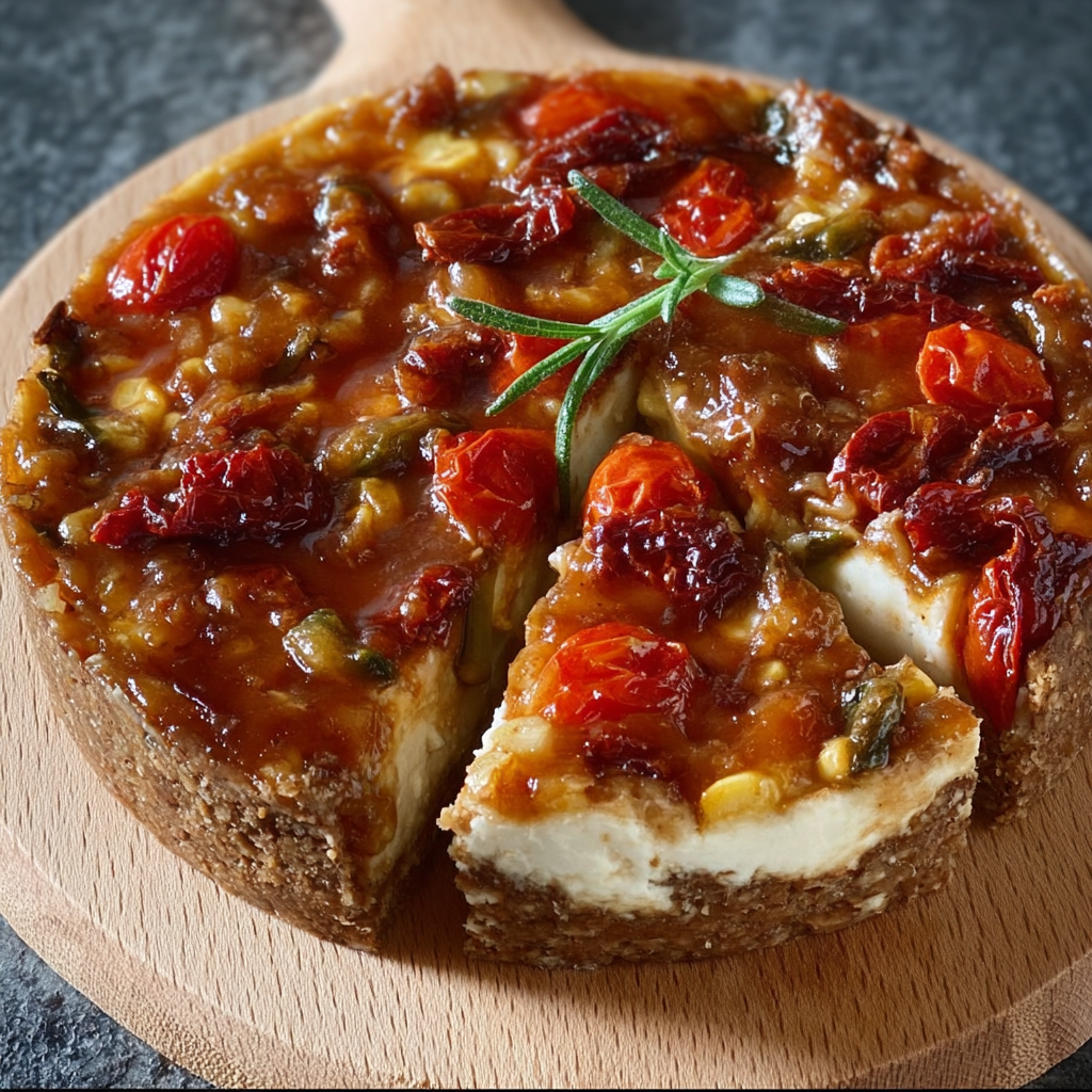 Savory Tart with Sweet Corn and Sun-Dried Tomatoes