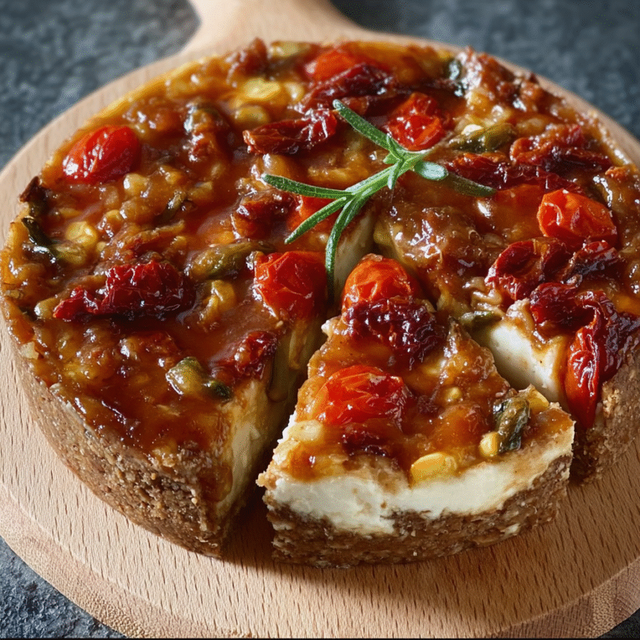 Savory Tart with Sweet Corn and Sun Dried Tomatoes