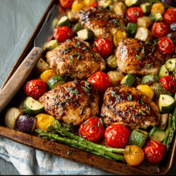 Sheet Pan Balsamic Chicken So Easy and Healthy!