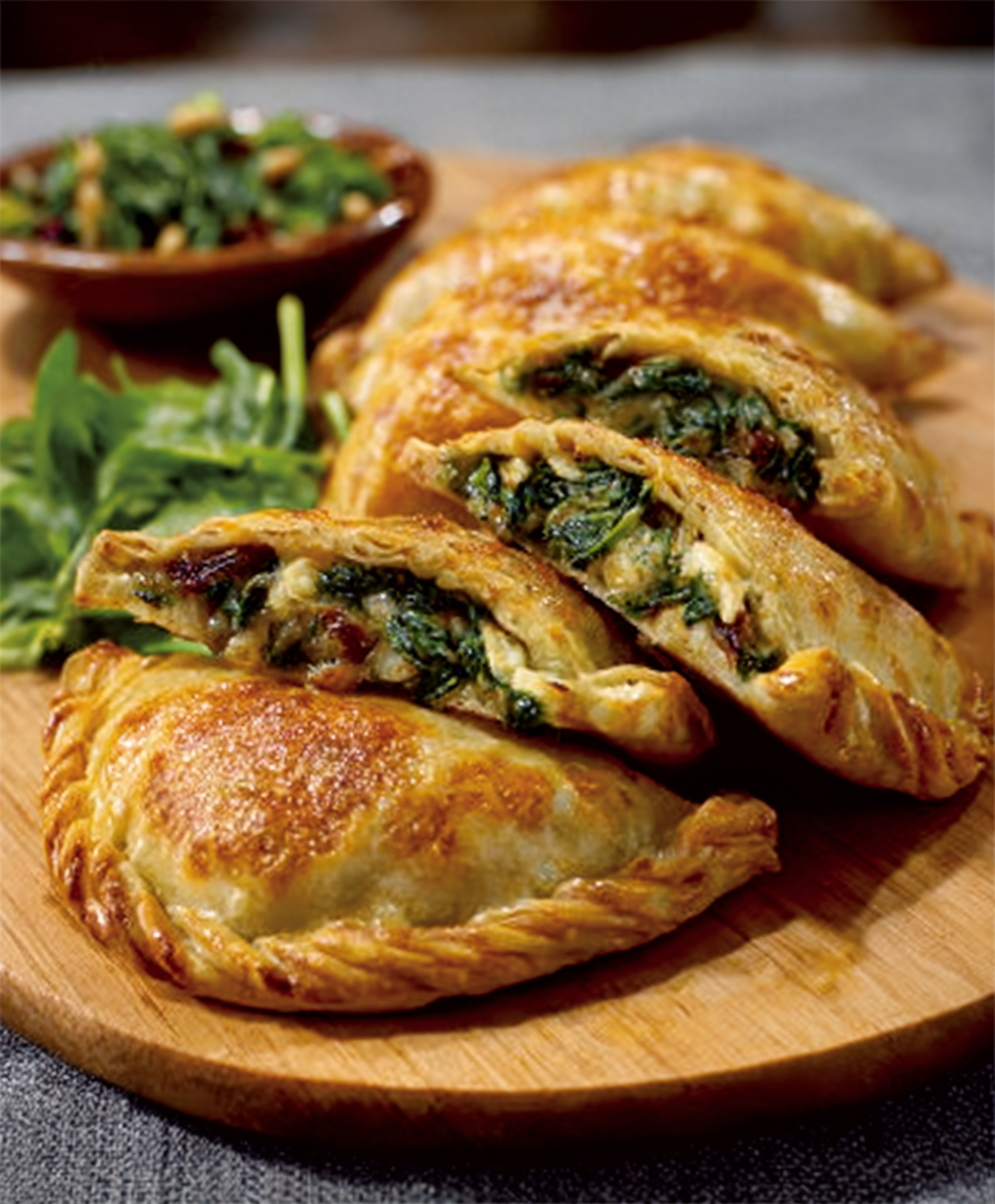 Spinach and Pine Nut Empanadas
