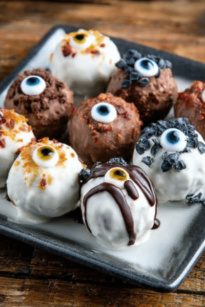 Spooky Eyeball Truffles