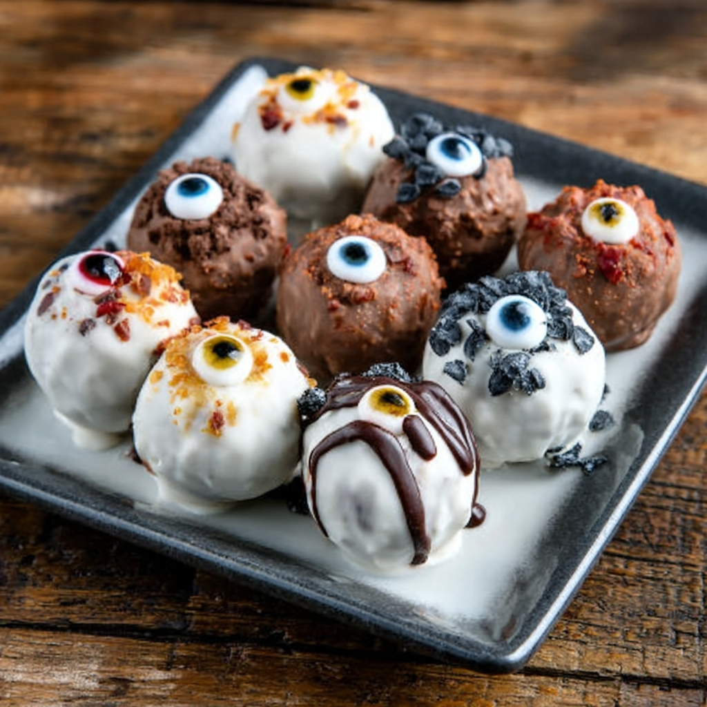 Spooky Eyeball Truffles