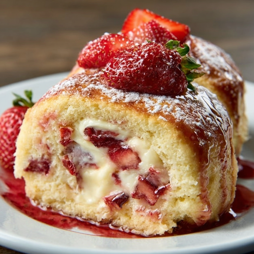 Strawberry Cheesecake Rolls
