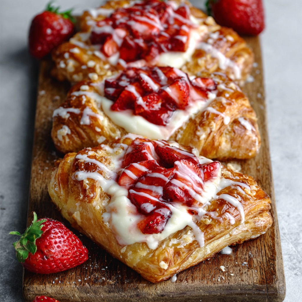 Strawberry Cream Cheese Danish