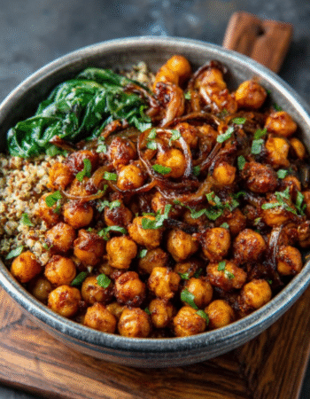 Sumac-Spiced Chickpea & Quinoa Bowls