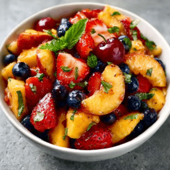 Current image: Summer Peach Fruit Salad
