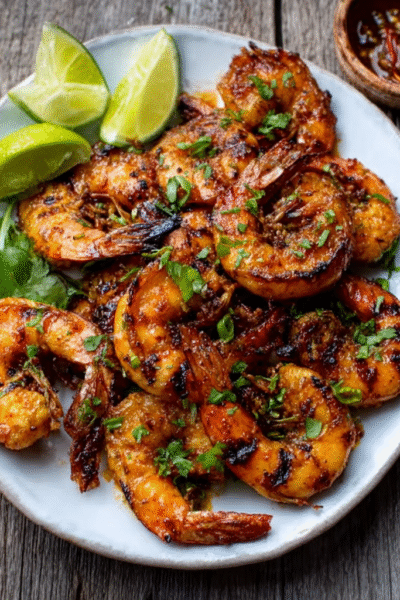 Tamarind‑Marinated Grilled Prawns