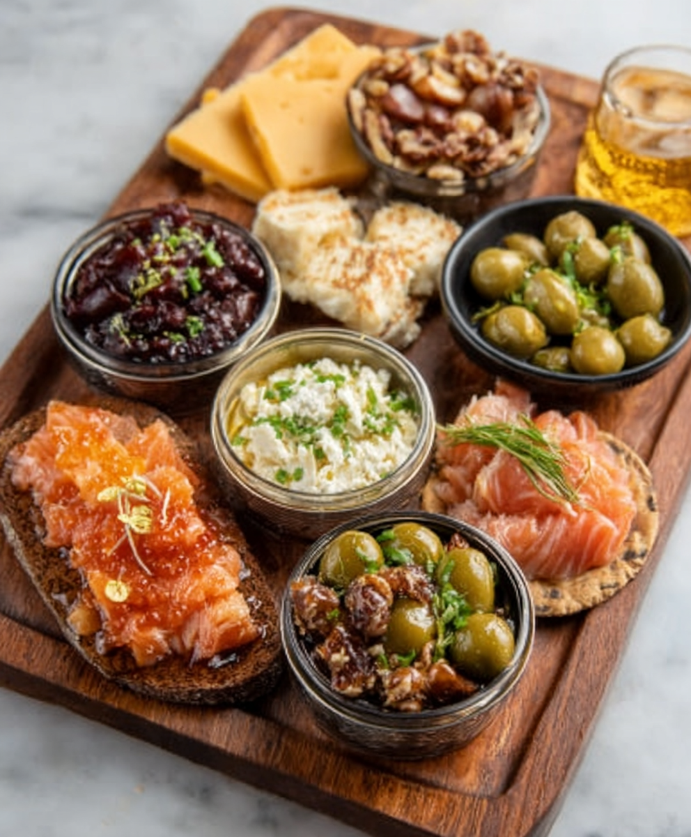 Tin-Fish Date Night (elevated tinned fish platters)