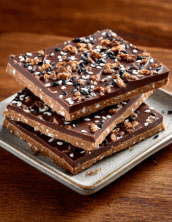 Toasted Sesame Chocolate Bark