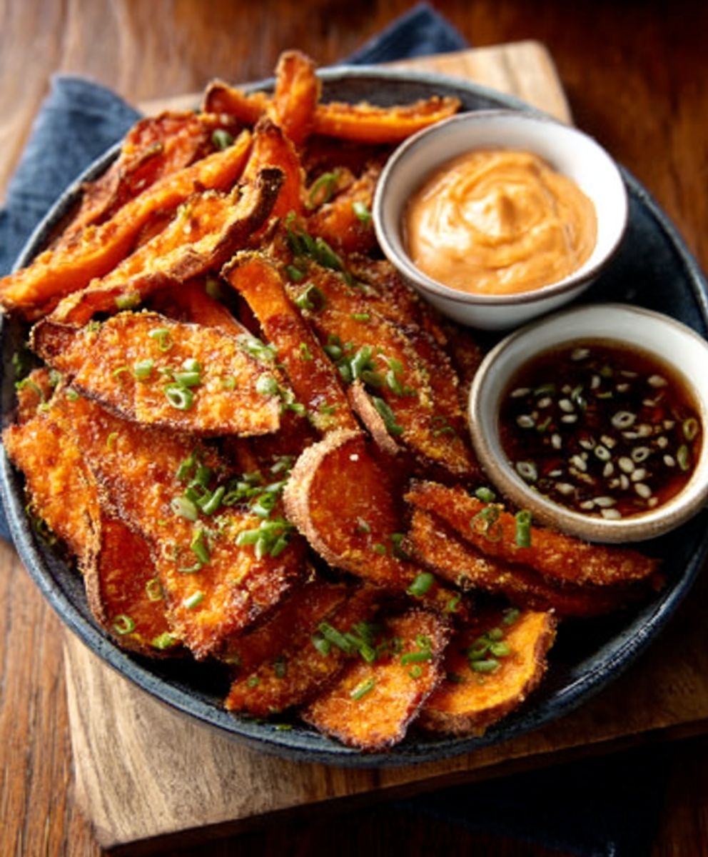 Togarashi-Spiced Sweet Potato Chips