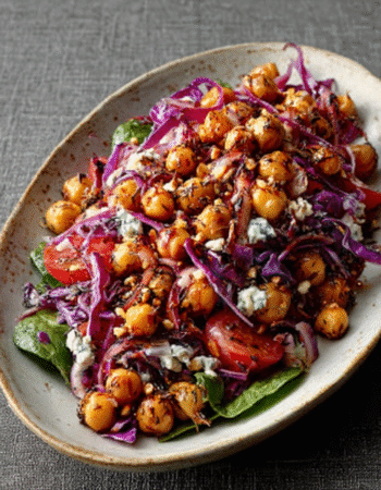 Zaatar Roasted Chickpea Salad