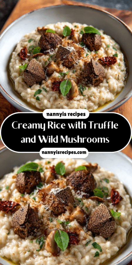 Creamy Rice with Truffle and Wild Mushrooms: Discover Bliss! 4 12