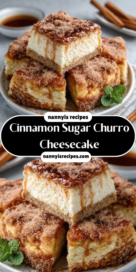 Cinnamon Sugar Churro Cheesecake: A Delightful Treat! 4 14 1