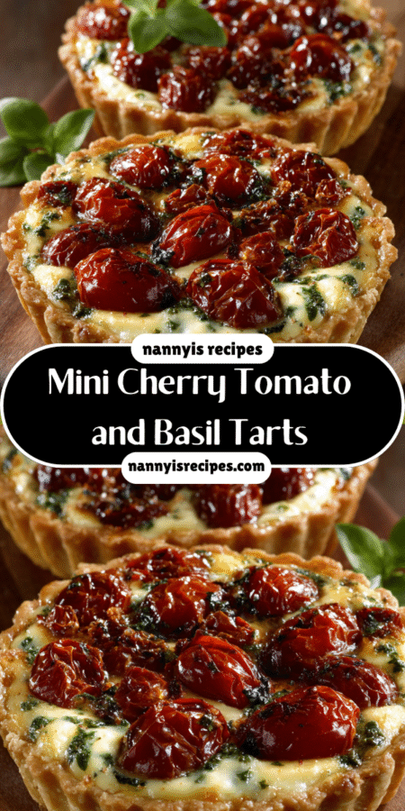 Mini Cherry Tomato and Basil Tarts: A Delicious Recipe! 4 15
