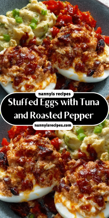 Stuffed Eggs with Tuna and Roasted Pepper Recipe You’ll Love 4 19
