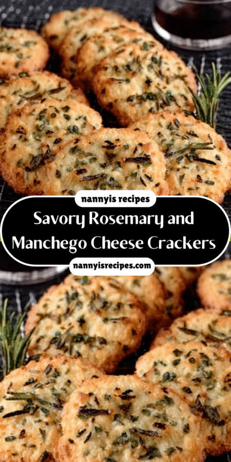Savory Rosemary and Manchego Cheese Crackers: A Delight! 4 20