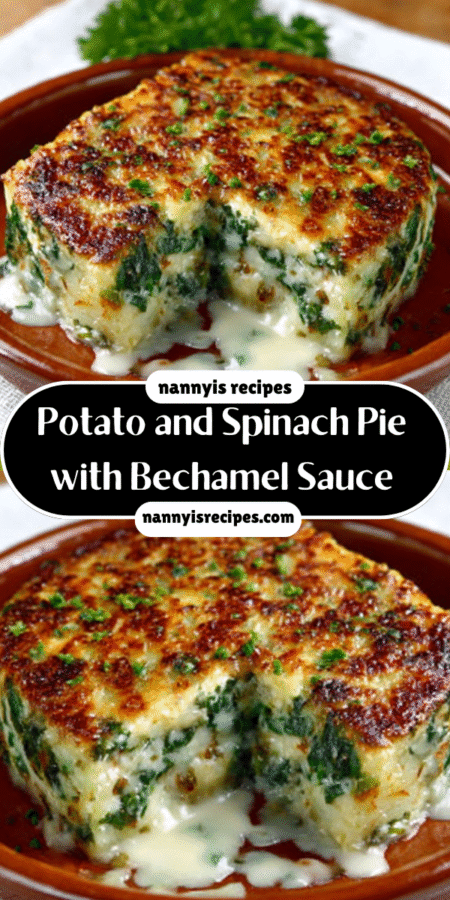 Potato and Spinach Pie with Bechamel Sauce delights taste buds! 4 21