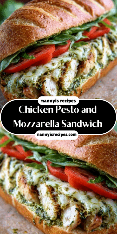 Chicken Pesto and Mozzarella Sandwich: A Delightful Recipe! 4 23