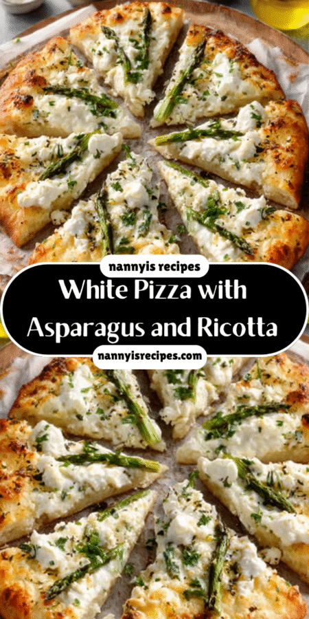 White Pizza with Asparagus and Ricotta: A Tasty Twist! 4 24