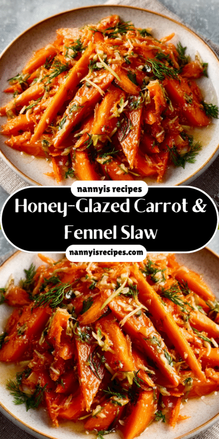 Honey-Glazed Carrot & Fennel Slaw: A Refreshing Delight! 7 29 3