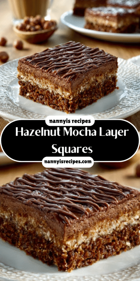 Hazelnut Mocha Layer Squares: Indulge in this Easy Recipe! 6 36 1